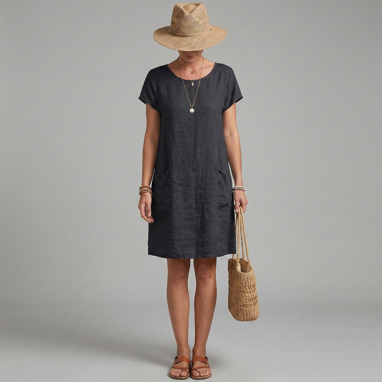 Clara | Mini Kleid Damen Relaxed Fit Sommer Casual
