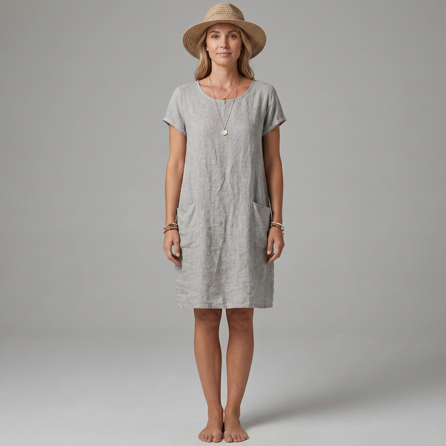 Clara | Mini Kleid Damen Relaxed Fit Sommer Casual
