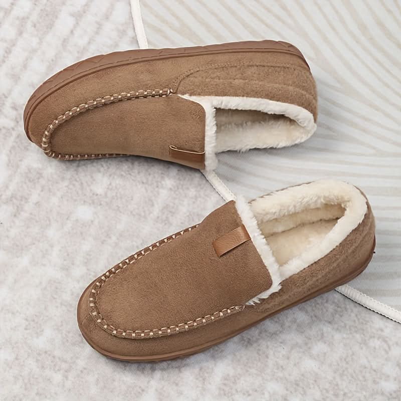 TERRAWOOL – Gemütliche Herren Slipper aus Synthetischer Wolle