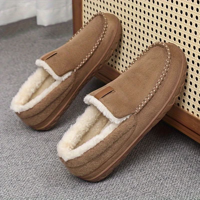 TERRAWOOL – Gemütliche Herren Slipper aus Synthetischer Wolle