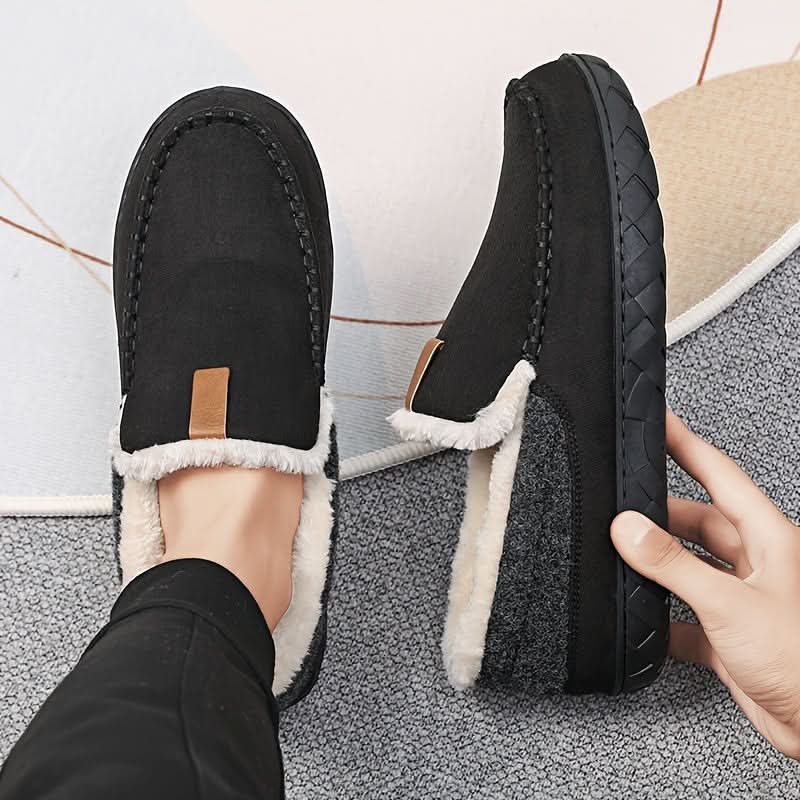TERRAWOOL – Gemütliche Herren Slipper aus Synthetischer Wolle
