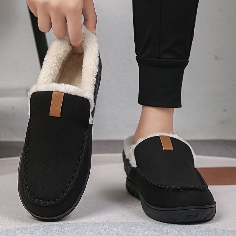TERRAWOOL – Gemütliche Herren Slipper aus Synthetischer Wolle