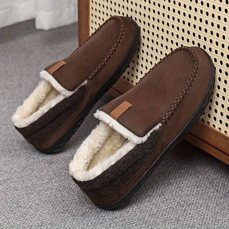 TERRAWOOL – Gemütliche Herren Slipper aus Synthetischer Wolle