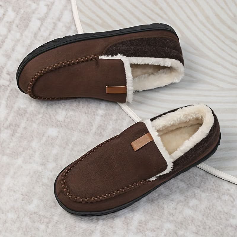 TERRAWOOL – Gemütliche Herren Slipper aus Synthetischer Wolle