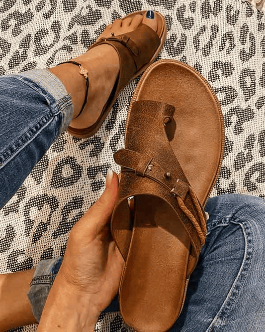 Zehenschlaufe für Damen | Flach 0