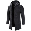 Jacke Herren Regular Fit Winter Kapuze Wattiert