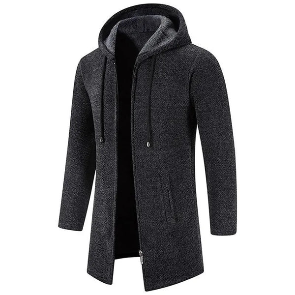 Jacke Herren Regular Fit Winter Kapuze Wattiert