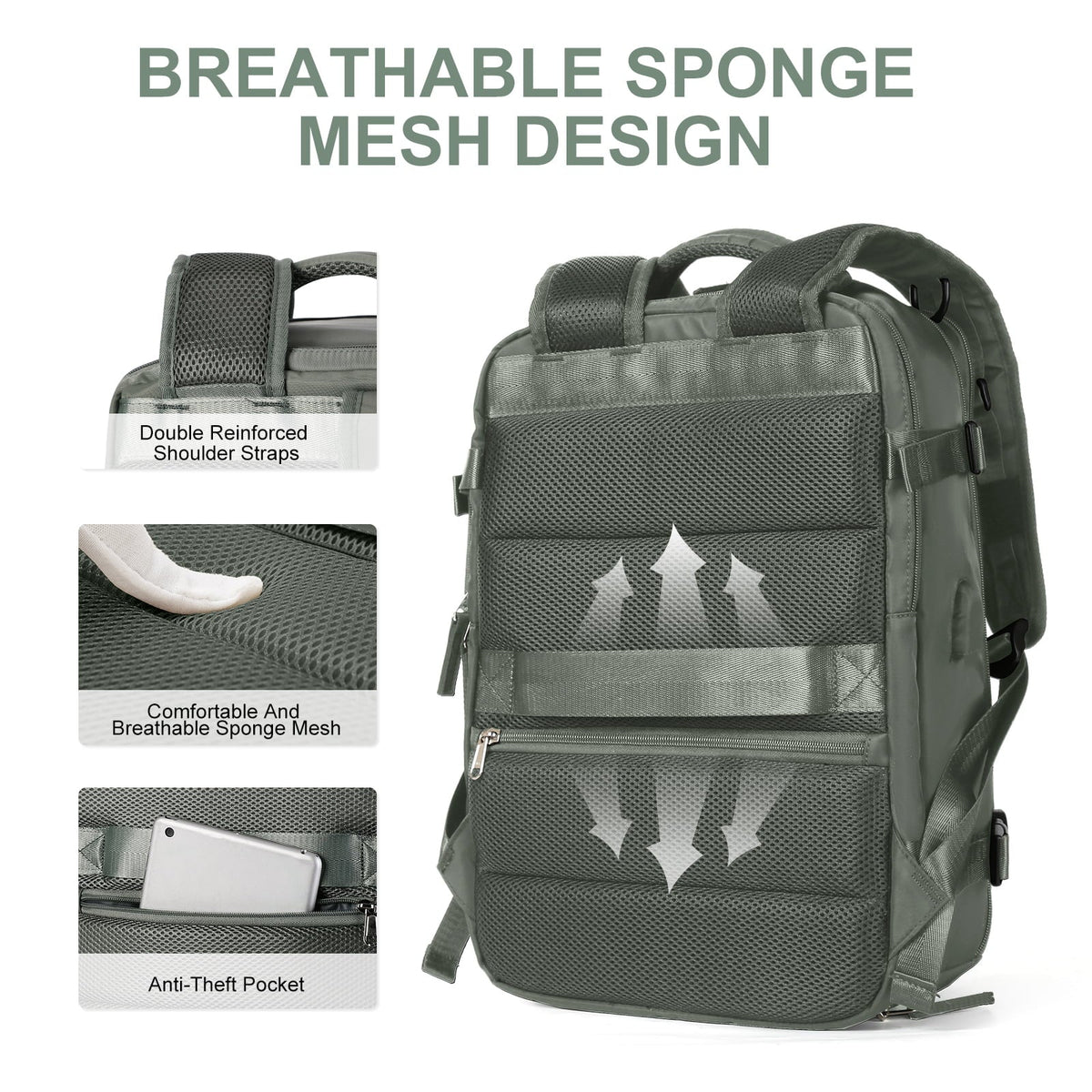Reisetasche Damen Groß Wasserabweisend Multifunktion Outdoor