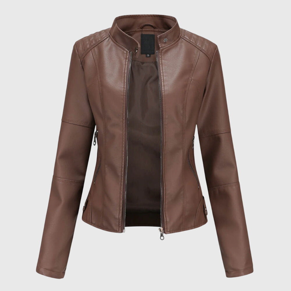 Giorgina™ - Elegante Lederjacke für Damen