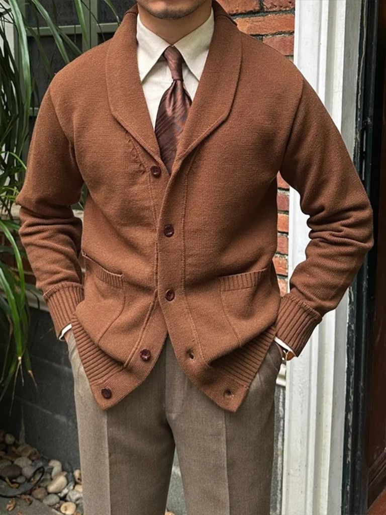 Britischer Strick-Cardigan von Kreuz & Krone