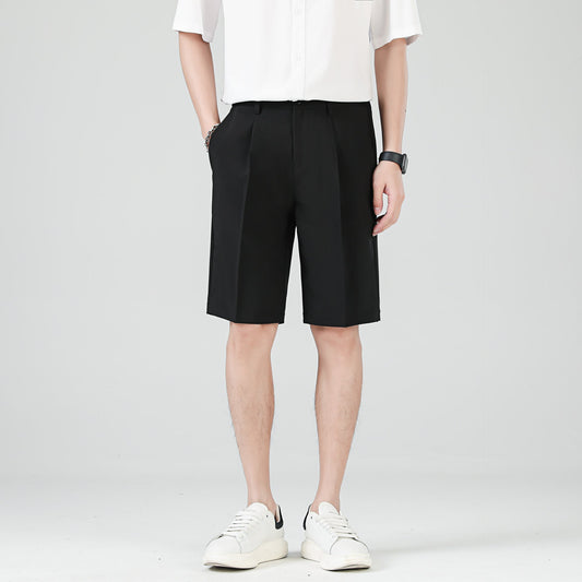 Chino Shorts Herren Gerade Smart Casual Frühling & Sommer