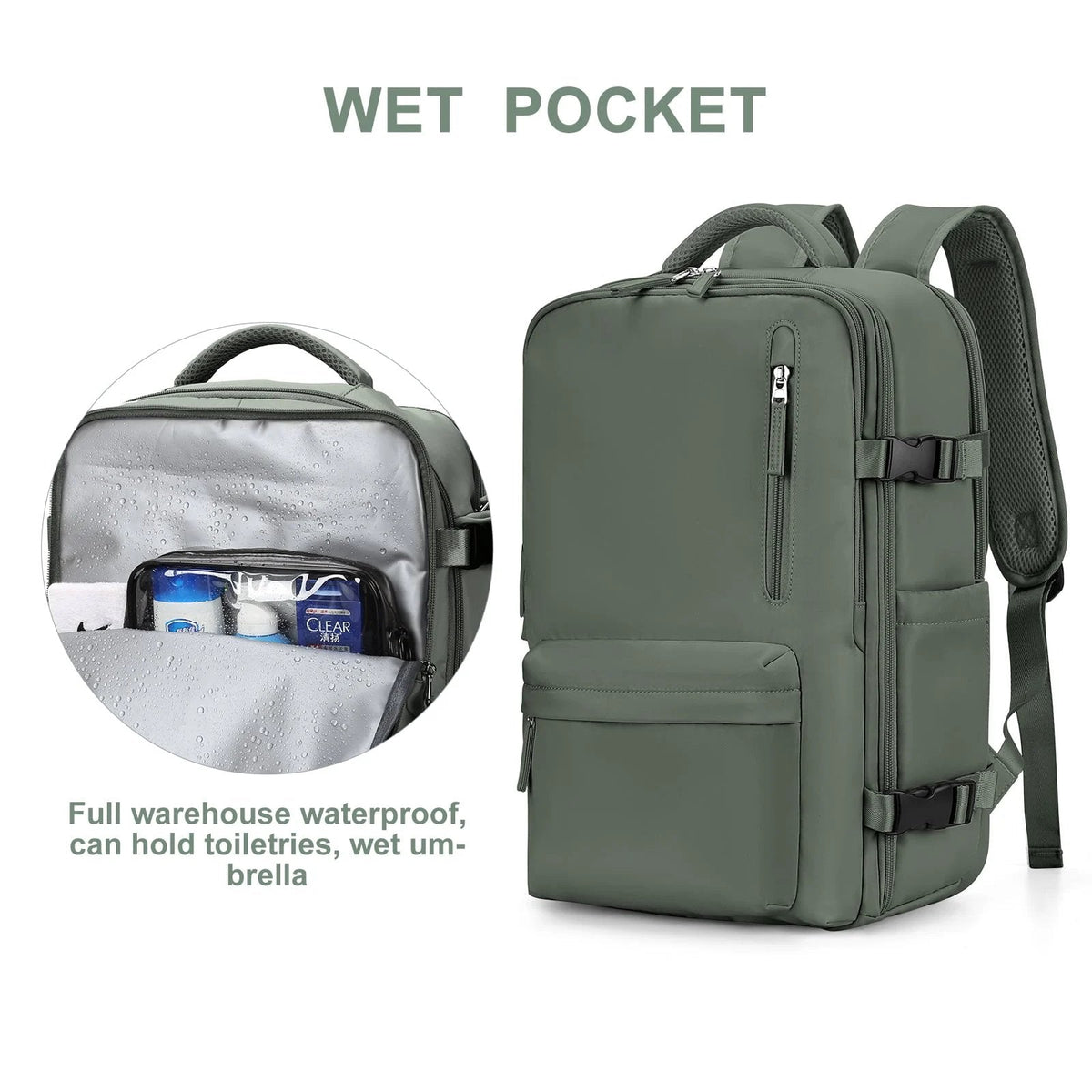 Reisetasche Damen Groß Wasserabweisend Multifunktion Outdoor