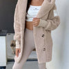 Kapuzenjacke Damen Regular Fit Herbst & Winter Plüsch