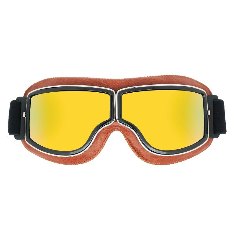 Rudy | Motorradbrille Herren Retro Polarisierte Gläser UV-Schutz Outdoor