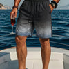 Stefan | Badeshorts Herren Regular Fit Sommer Freizeit Ombre Design