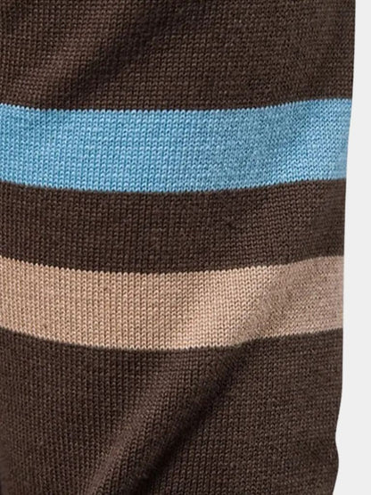 Cross & Crown Stehkragen Cardigan Pullover mit Reißverschluss