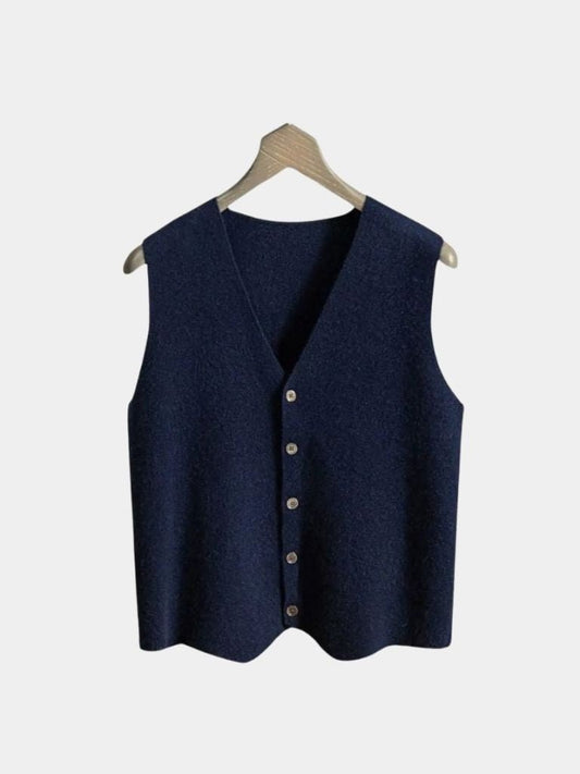 Cross & Crown Cashmere Cardigan Vest