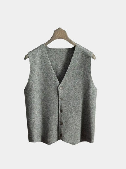 Cross & Crown Cashmere Cardigan Vest