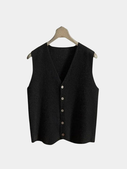 Cross & Crown Cashmere Cardigan Vest