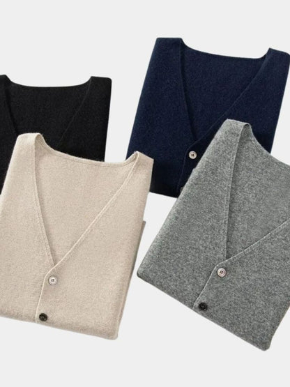 Cross & Crown Cashmere Cardigan Vest