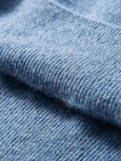 Cross & Crown Kaschmir V-Neck Strickpullover