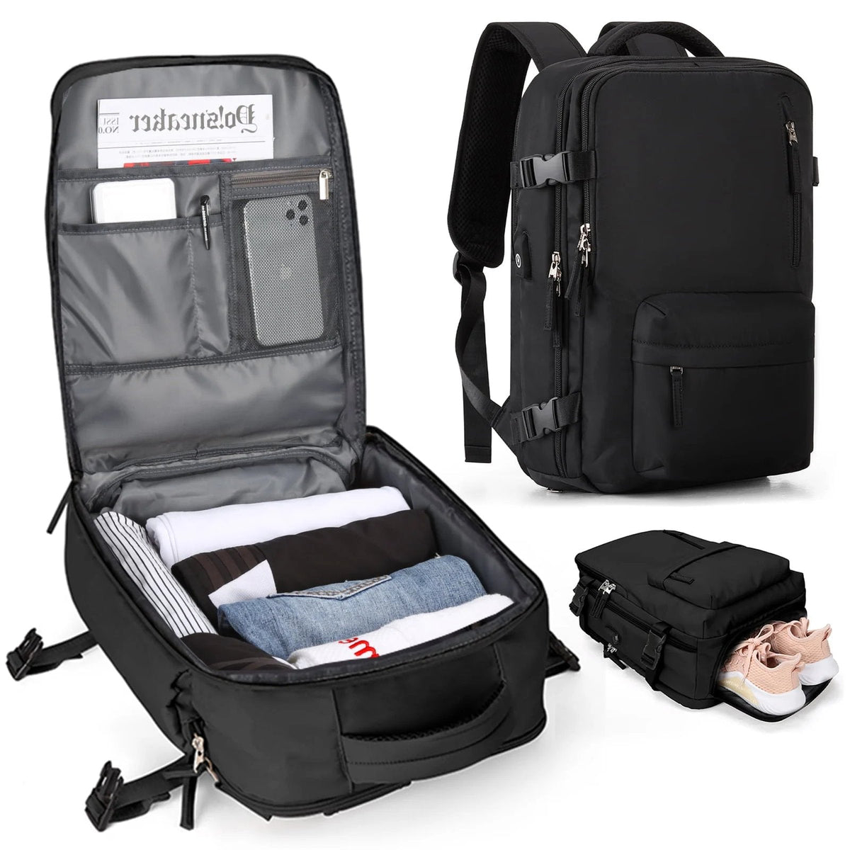 Reisetasche Damen Groß Wasserabweisend Multifunktion Outdoor