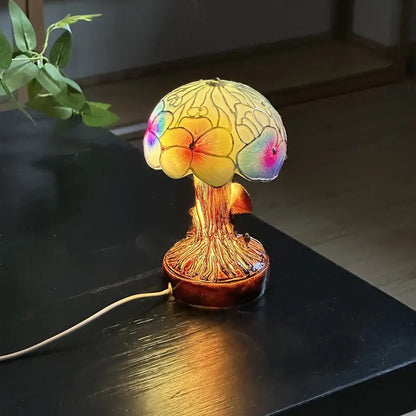 Bohemian Style Mushroom Floral Lamp