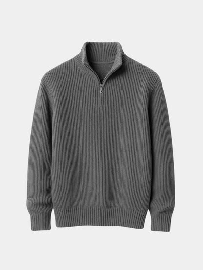 Classic Highland Quarter-Zip Sweater - Cross & Crown