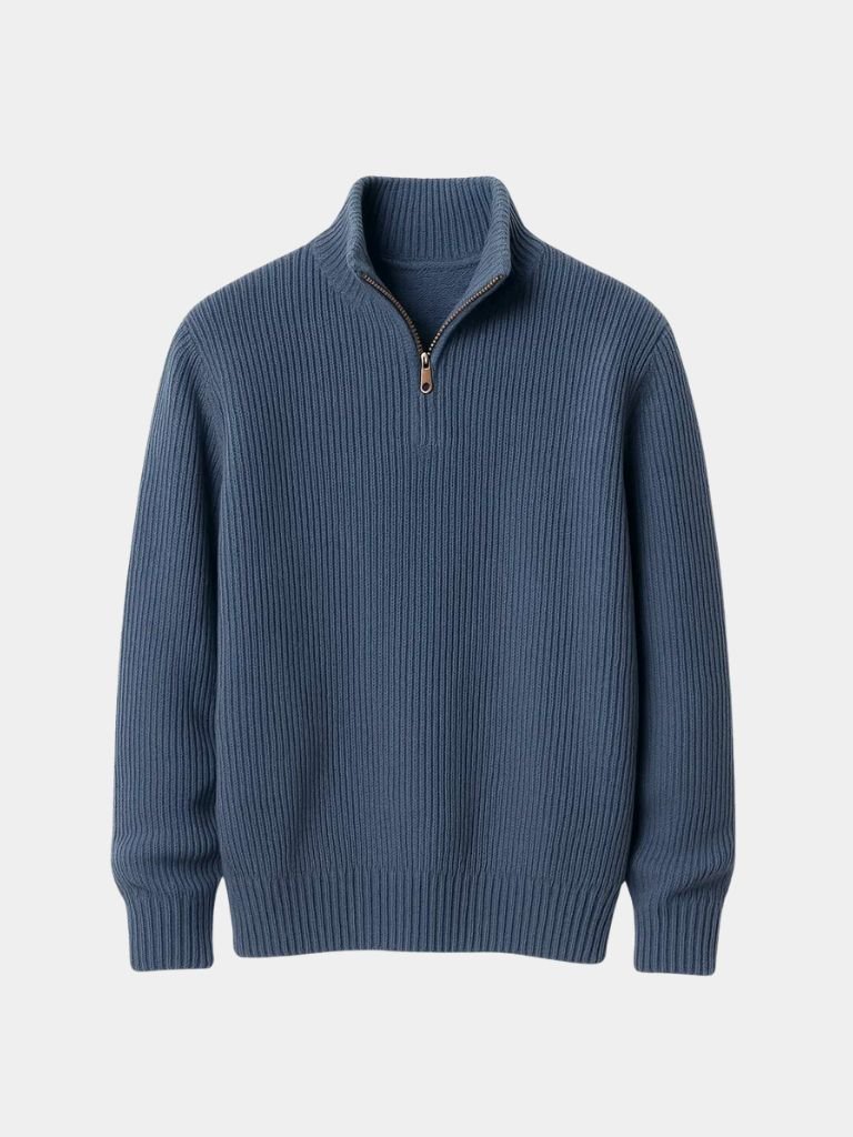 Classic Highland Quarter-Zip Sweater - Cross & Crown
