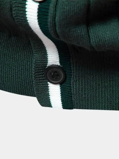 Cotton Button-Up Cardigan - Cross & Crown