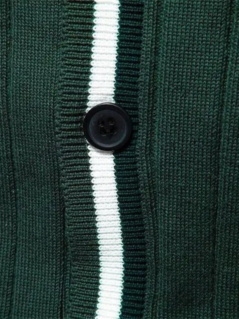 Cotton Button-Up Cardigan - Cross & Crown