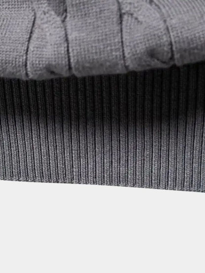 Cotton Crew Neck Sweater - Cross & Crown