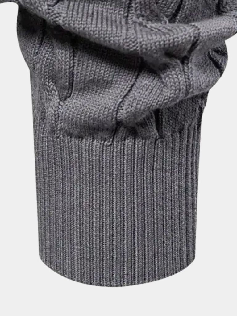 Cotton Crew Neck Sweater - Cross & Crown