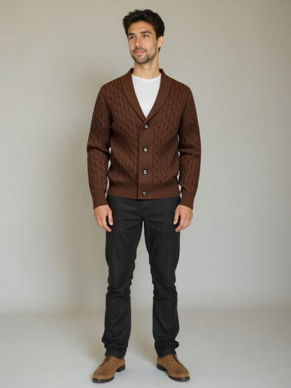 Bequemer Klassischer Cardigan - Cross & Crown