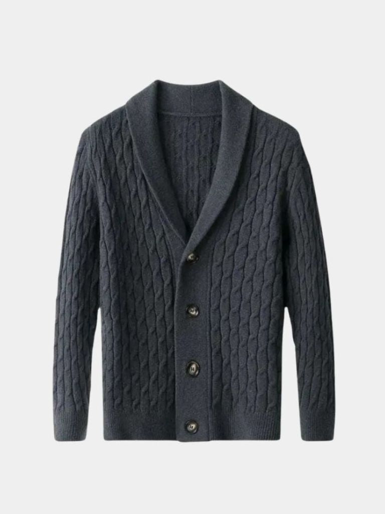 Bequemer Klassischer Cardigan - Cross & Crown