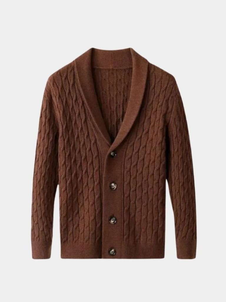 Bequemer Klassischer Cardigan - Cross & Crown