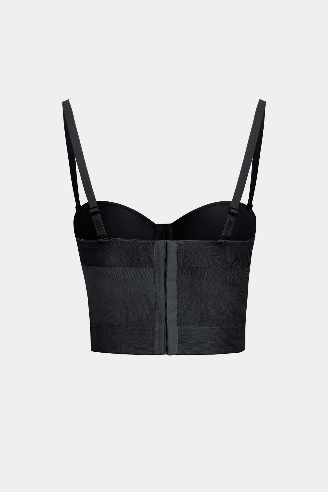 Bustier Top Damen Transparent Slim Fit Festlich