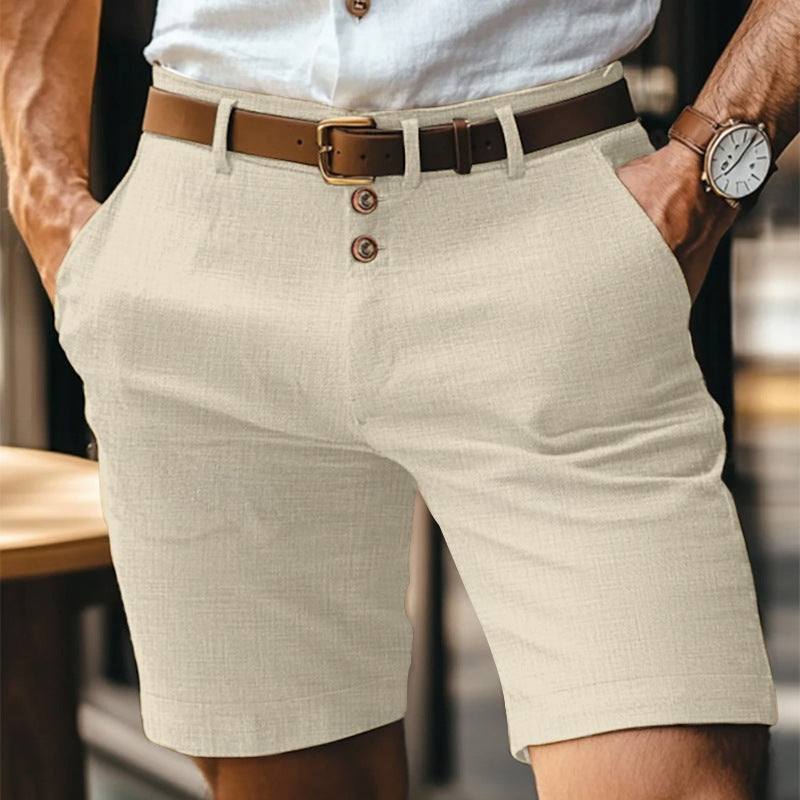 Rupert | Shorts Herren Regular Fit Sommer Leicht Knopfverschluss