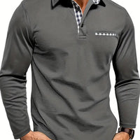 Poloshirt Herren Winter Langarm
