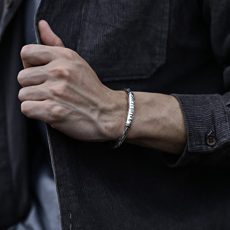 Kupferarmband für Damen und Herren im geflochtenen Design