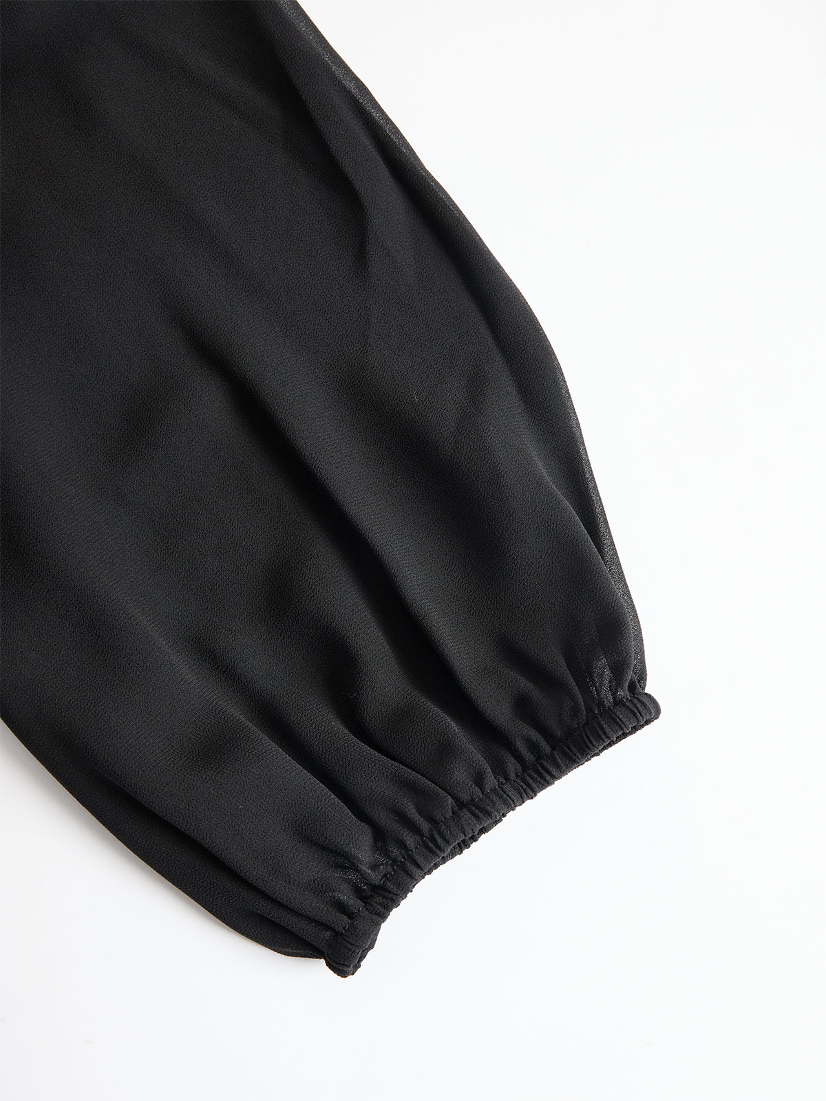 Dreiteiler Damen Transparentes Oberteil Weite Hose Elegant