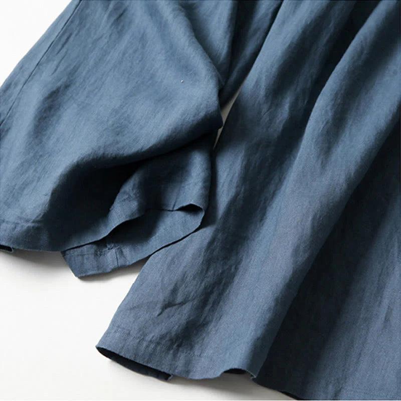 Saskia | Hose Damen Weit Hohe Taille Freizeit