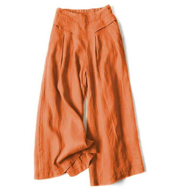 Saskia | Hose Damen Weit Hohe Taille Freizeit