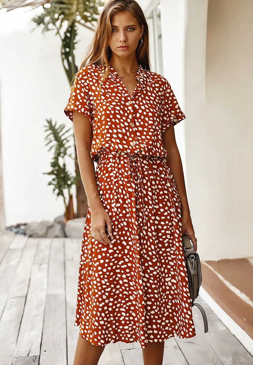 Sommerkleid Damen Leicht Regular Fit Freizeit
