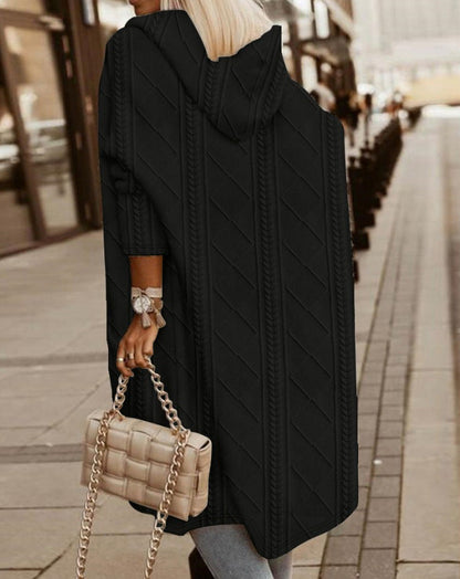 Mona Lisa - Langer Kapuzen-Cardigan