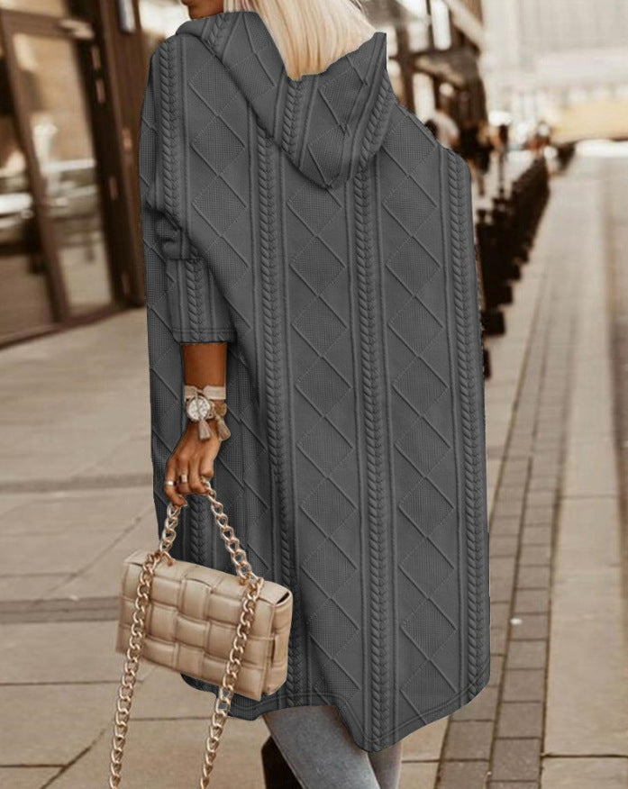 Mona Lisa - Langer Kapuzen-Cardigan