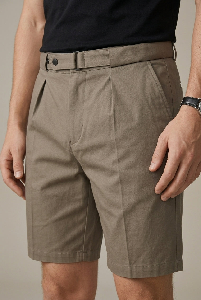 Chino Shorts Herren Maßgeschneidert Smart Casual Frühling & Sommer