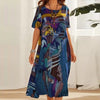 Sommerkleid Damen Relaxed Fit Freizeit