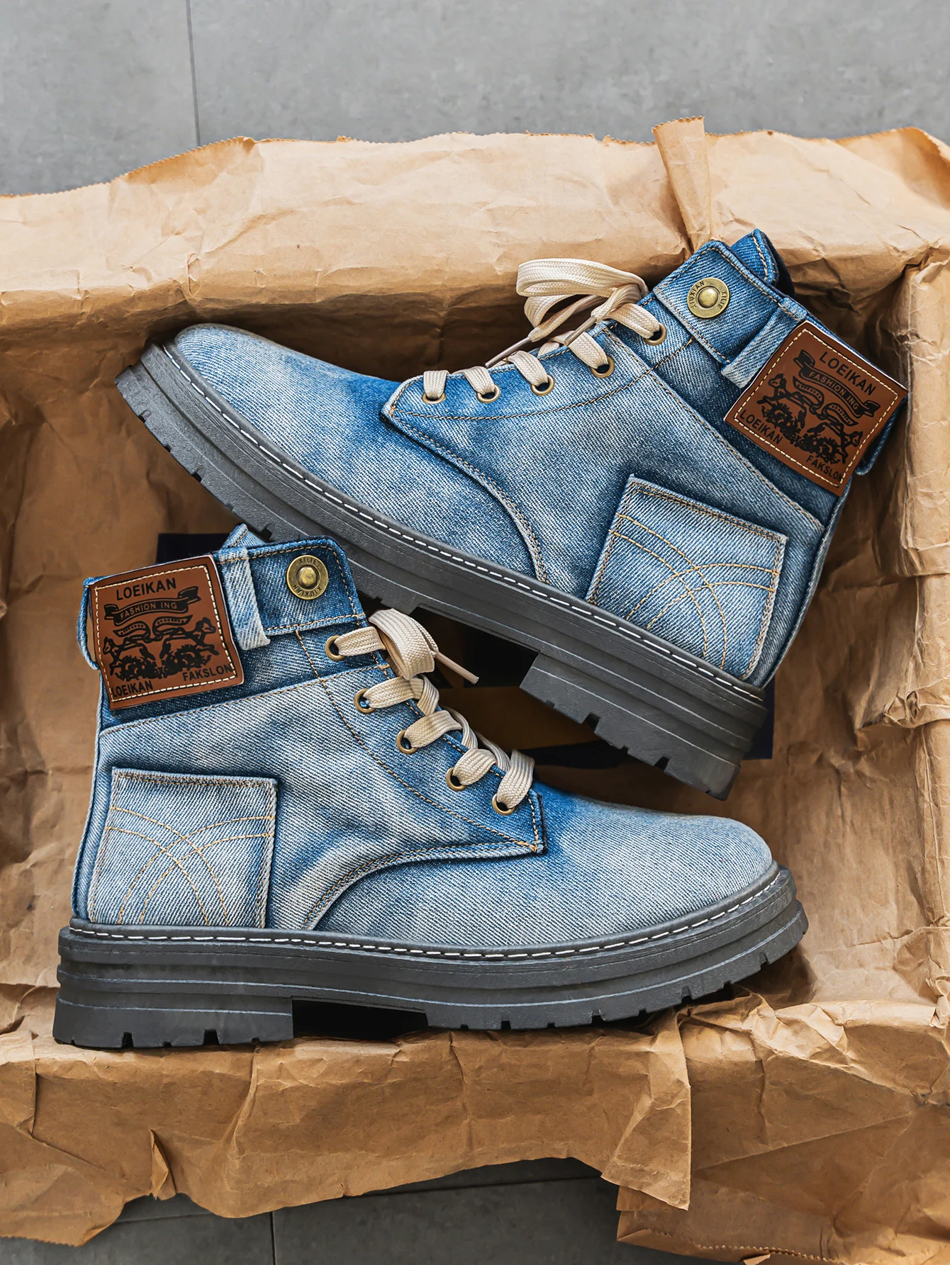 Wilford & Co. Denim Stiefel