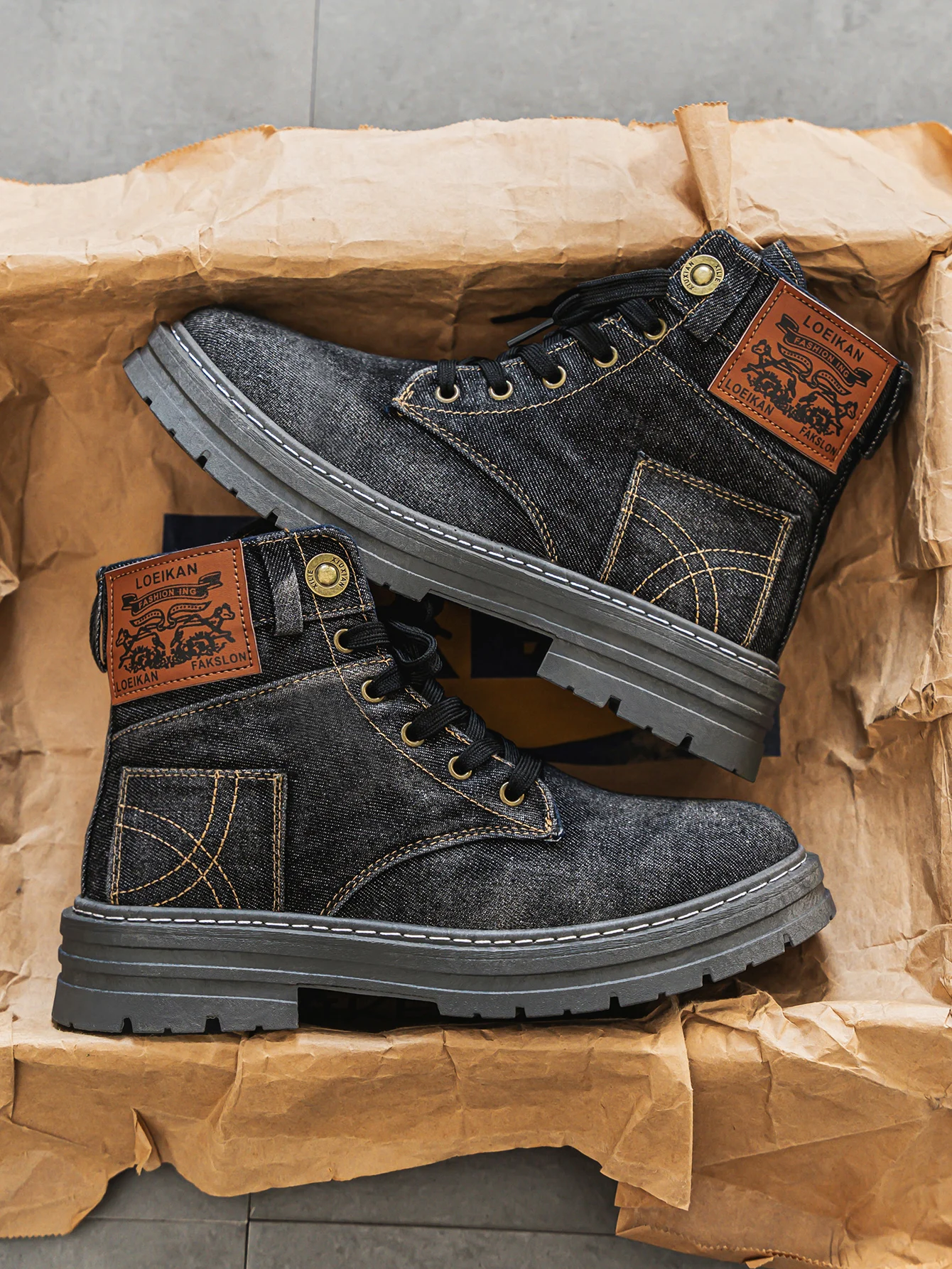 Wilford & Co. Denim Stiefel